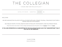 Tablet Screenshot of collegian.washcoll.edu