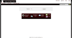 Desktop Screenshot of library.washcoll.edu